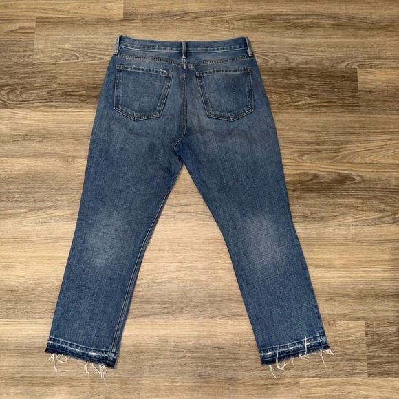 Frame Women's Heritage Piper High Rise Straight Leg Jeans Size 29 Distressed - Picture 8 of 8